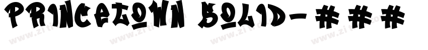 Princetown Solid字体转换